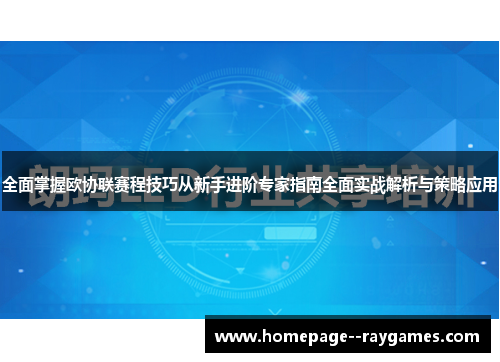 全面掌握欧协联赛程技巧从新手进阶专家指南全面实战解析与策略应用